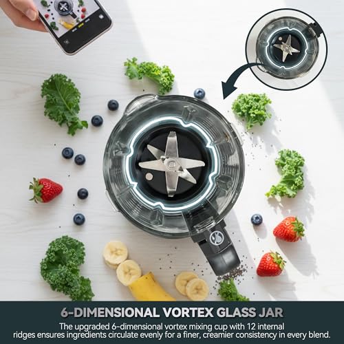 1500W Professional Glass Blender for Kitchen (28 Count)