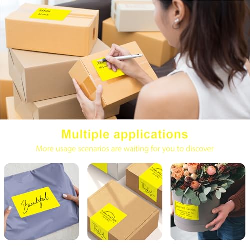 300per Roll 3 X 5 Inch Printable Rectangle Color Coding Labels