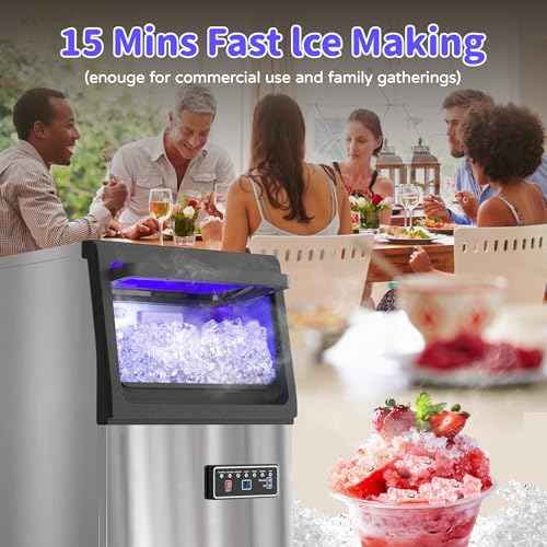 Commercial Pellet Ice Machine 80LB