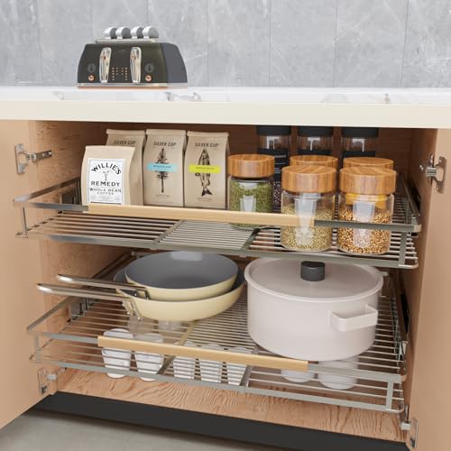 Expandable Pull Out Cabinet Organizer