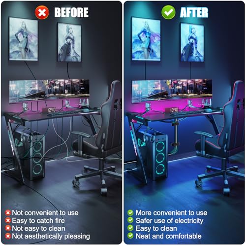 100 PCS Self Adhesive Cable Clips (100 Count)