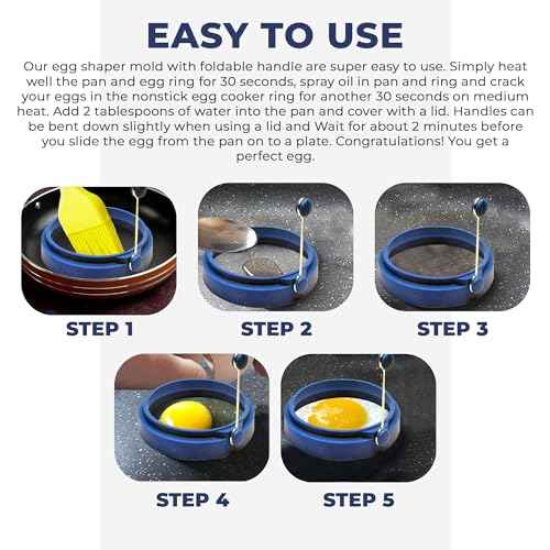 PROFESSIONAL Silicone Egg Ring (4 Count)