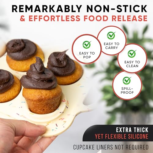 Silicone Mini Muffin Pan 12 Count