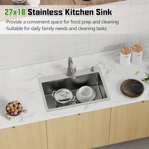 27x18 Inch Kitchen And Bar Sink
