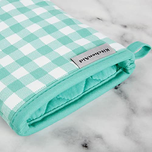 Gingham Oven Mitt 2