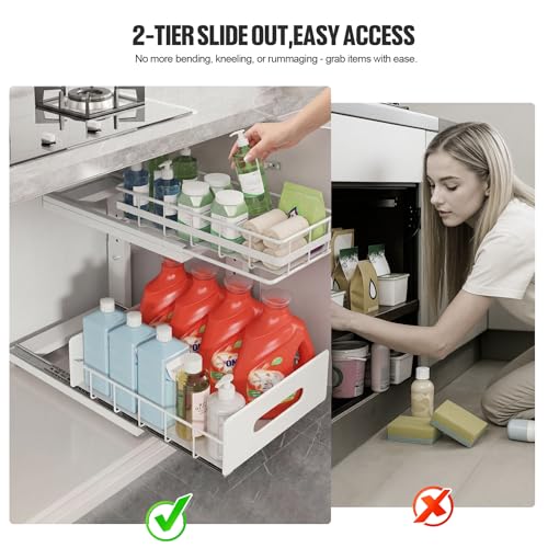Under Sink Organizer Upgrade To Professional Rails