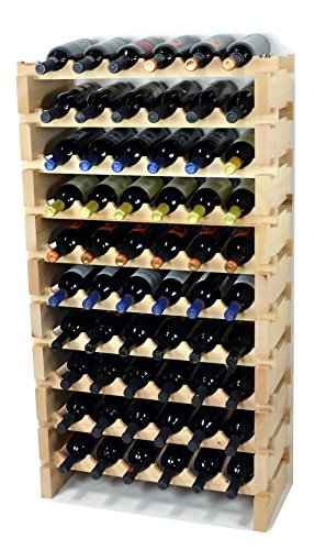 Modular Wine Rack Beechwood 24