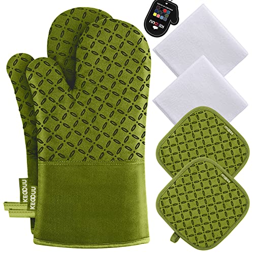 Oven Mitts and Pot Holders 6pcs Set