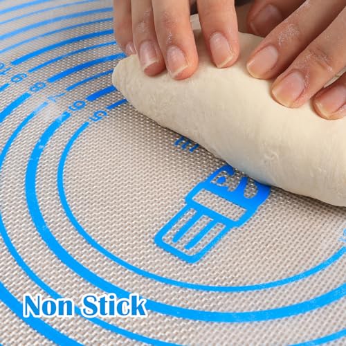 Nonstick Silicone Pastry Mat Extra Large with Measurements Dough Baking Mat