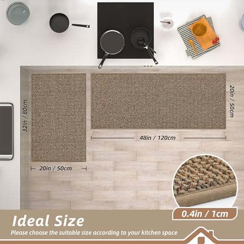 Kitchen Rugs and Mats 2PCS Non