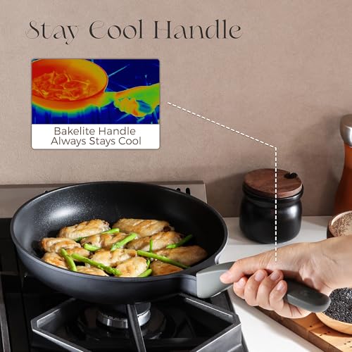 Nonstick Frying Pan with Lid