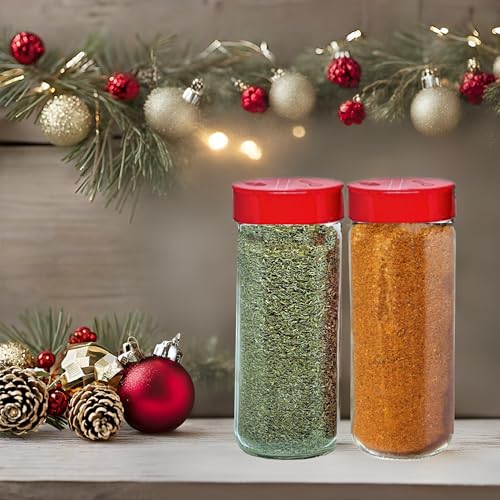 Premium Glass Spice Shakers (2 Count)