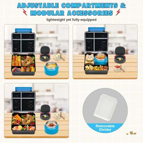 Game Lunch Box for Kids with Thermo