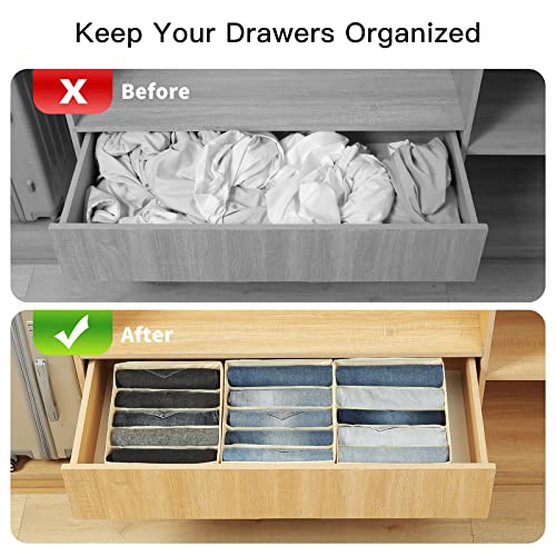 Jeans Pants Organizer for Closet (4 Count)