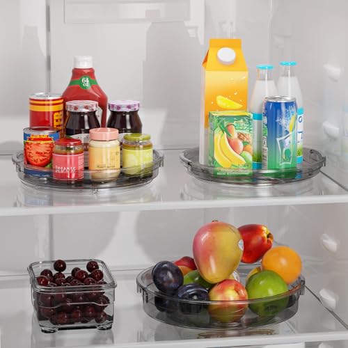 3 Pack Lazy Susan Organizer Turntable for Cabinet (3 Count)