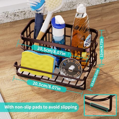 Multifunctional Kitchen Sink Caddy with Removable Drain Tray