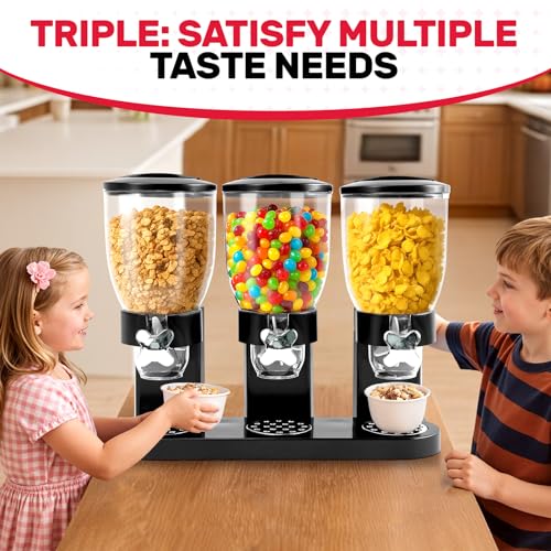 Triple Cereal Dispenser Countertop