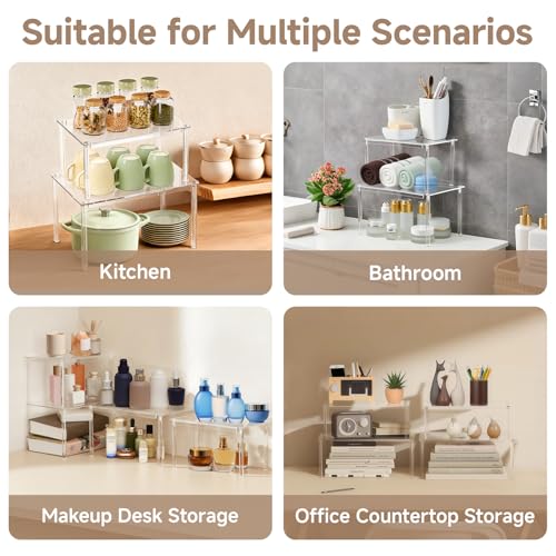 Clear Kitchen Cabinet Organizer (2 Count)