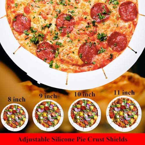 Adjustable Pie Crust Shields