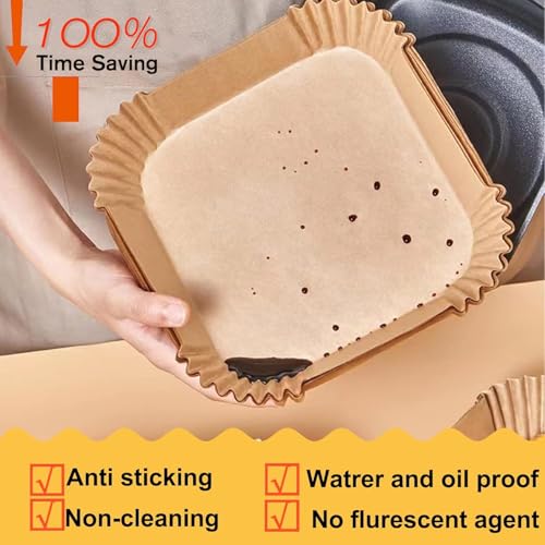 Air Fryer Liners Disposable for Instant Pot Vortex Plus 6QT XL Air Fryer (200 Count)