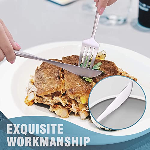 Matte Silverware Set for 6 (30 Count)