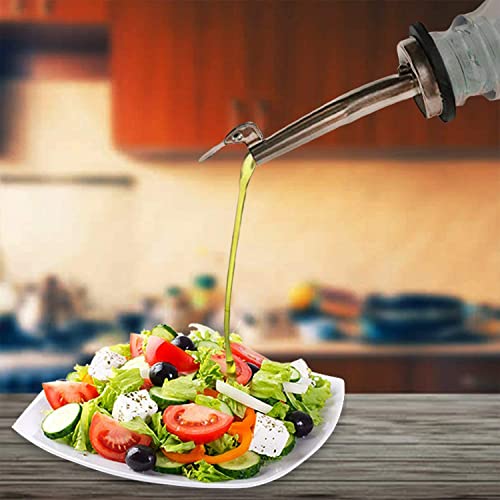 6 Pcs Oil Spout Liquor Bottle Pourer Spouts for About 3 (6 Count)