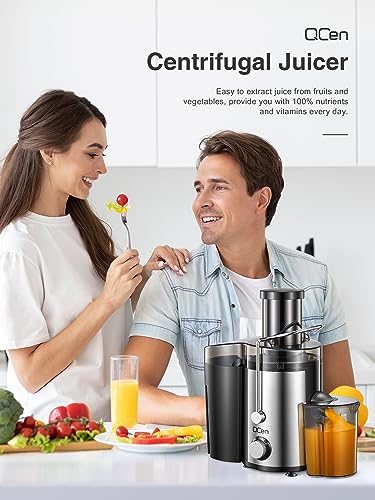 Juicer Machine 800W Centrifugal Juicer with Wide Mouth Feed Chute