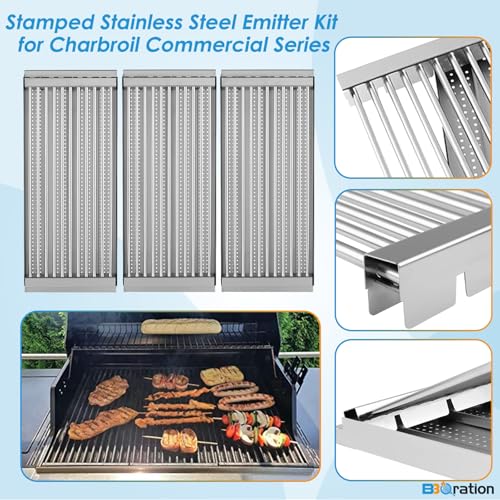 18 7 16" Stainless Steel Grill Emitter for Charbroil Tru
