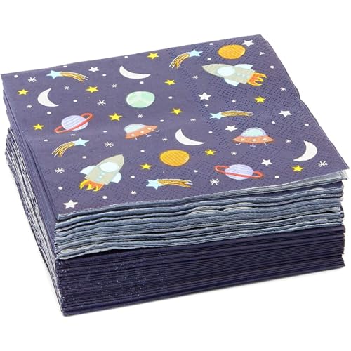 Rocket Ship Space Napkins (50 Count)