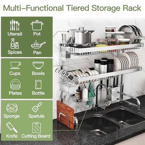 Over The Sink Dish Drying Rack