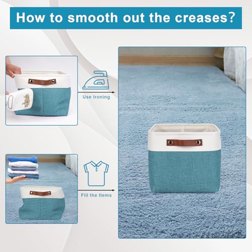 Storage Bins Large Fabric Storage Baskets for Shelves 3 Pack (3 Count)
