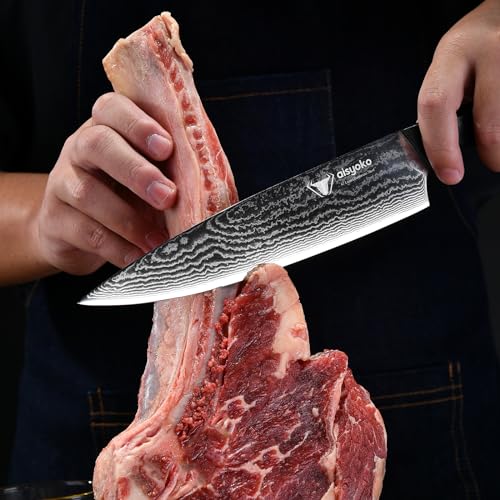 Professional Chef Knife 8 "Damascus Kitchen Knife 8C High carbon stainless steel Super sharp