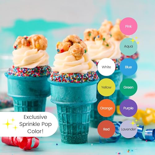Cool Rainbow Nonpareil Sprinkle Mix