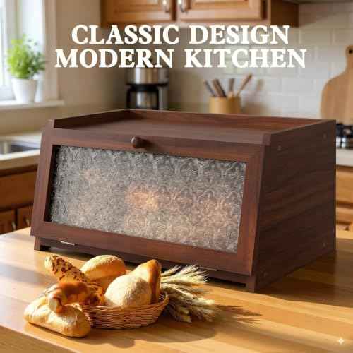 Bread Box for Kitchen Countertop