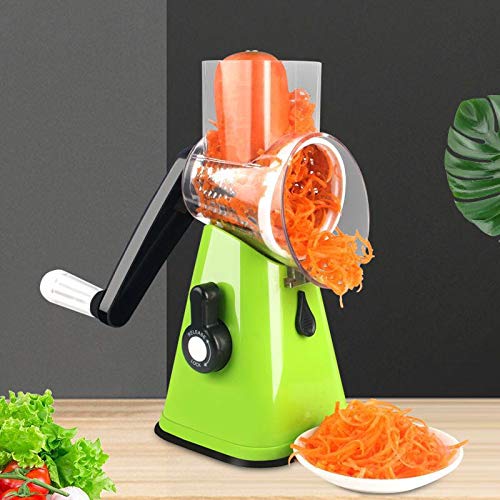 Manual Rotary Potato Grater Kitchen Mandoline Vegetable Slicer