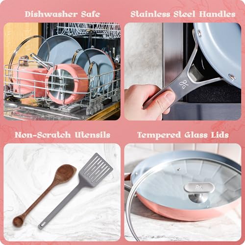 Premium Non Toxic Ceramic Cookware Set