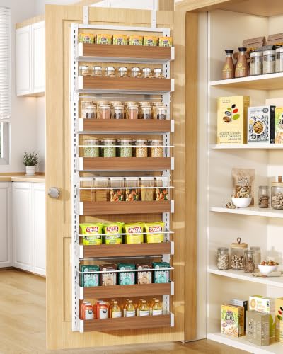 8 Tiers Wooden Over the Door Organizer