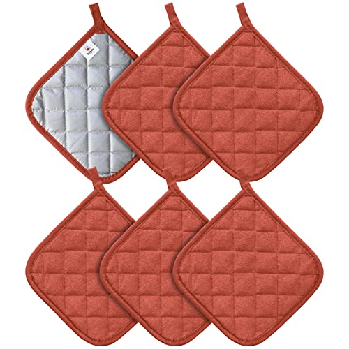6 Pack Pot Holders for Kitchen Clearance (2.67 Count)
