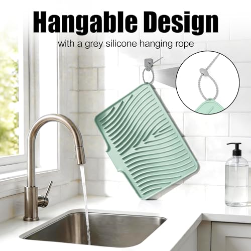 Silicone Dish Drying Mat for Kitchen Counter