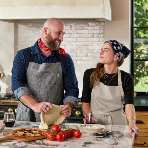 100% Pure Linen Apron Natural