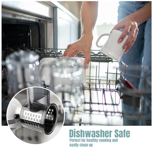 Stainless Steel Slicer Shredder Attachments for KitchenAid Stand Mixers (5 Count)