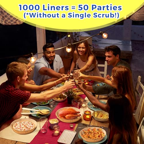 1000 Pcs 8" Round Air Fryer Paper Liners for 5 (1000 Count)