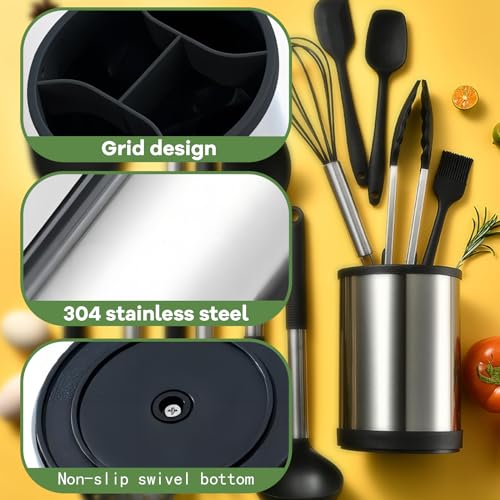Kitchen Utensil Holder for Countertop (4 Count)