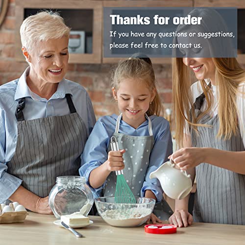 Teal Silicone Whisk Set of 3