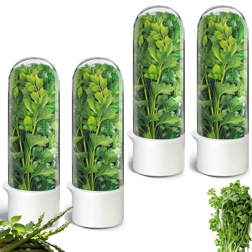 Herb Keeper for Refrigerator (4 Count)