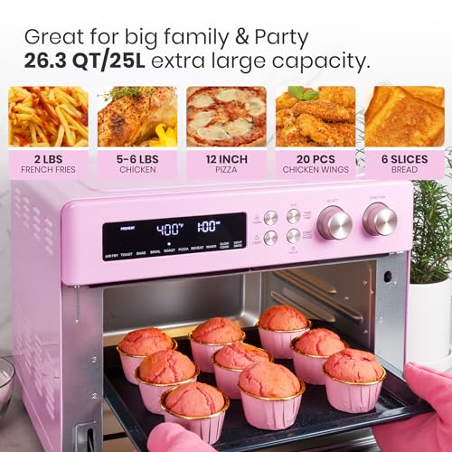 Retro 26.3 QT Infrared Heating Air Fryer Toaster Oven