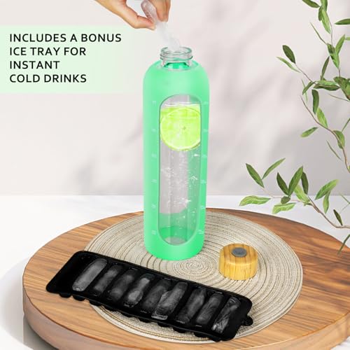 Glass Water Bottles 32 oz
