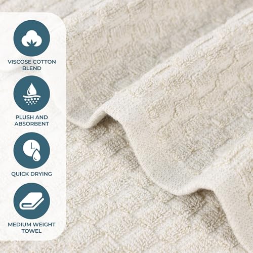 Juno Viscose Cotton Blend Medium Weight Small Towels