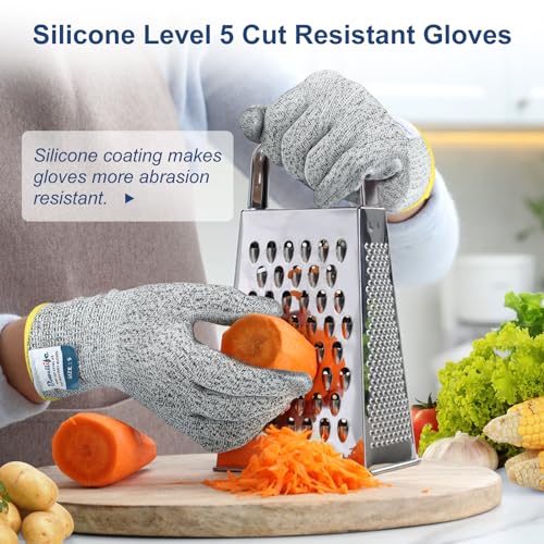 Level 5 Cut Resistant Gloves with Silicone Coating