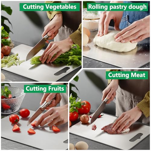 Titanium Cutting Board for Kitchen Set of 3